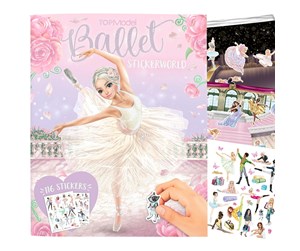 Kreative leker - Topmodel Stickerworld BALLET ( 0413049 ) - 413049