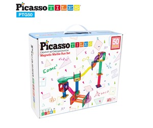 Byggesett - PicassoTiles Picasso Tiles 50pc Marble run set - PTG50