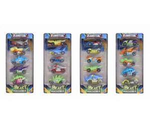 Leketøysbil - Teamsterz Beast Machines die-cast 5-pack toy cars - 1417434