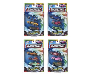 Leketøysbil - Teamsterz Colour Change die-cast 3-pack toy cars - 1417295