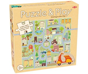 Puslespill - Tactic My First Puzzle & Play Driving in the City - 59354