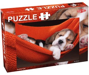 Puslespill - Tactic Sleeping Puppy 56 pcs puzzle - 56662