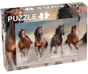 Puslespill - Tactic Wild Horses 56 pcs puzzle - 56661