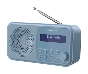 DAB, nettverks- og klokkeradio - Sharp Tokyo DR-P420 - DAB portable radio - Bluetooth - DAB/DAB+/FM - Mono - DR-P420(BL)