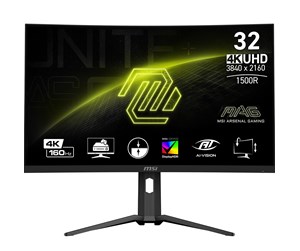 Skjerm - 32" MSI MAG 321CUP - 3840x2160 - 160Hz - VA - DisplayHDR 400 - USB-C - MAG 321CUP