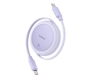 USB - Baseus Free2Pull Mini USB-C to USB-C 60W 1m (purple) - P10364500511-01