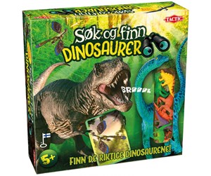 Brettspill & Puslespill - Tactic Søk og Finn Dinosaurer - 59331