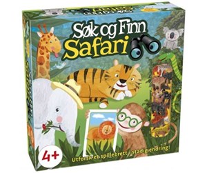 Brettspill & Puslespill - Tactic Søk og Finn Safari - 56397