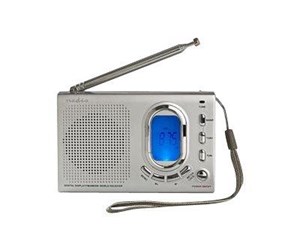 DAB, nettverks- og klokkeradio - Nedis RDWR1000GY - worldband radio - AM/FM/SW - RDWR1000GY