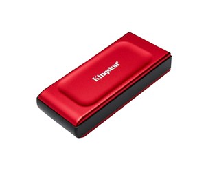 SSD - Kingston XS1000 Portable SSD - 1TB - Ekstern SSD - Rød - USB 3.2 Gen 2 - SXS1000R/1000G