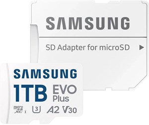 Minnekort - Samsung EVO Plus microSD/SD - 160MB/s - 1TB - MB-MC1T0SA/EU