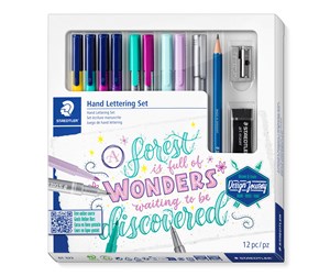 Konferanse & Presentasjon - Staedtler Hand Lettering Set 100% PEFC - 61 323