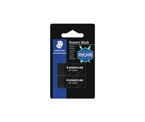 Konferanse & Presentasjon - Staedtler Eraser rasoplast black 2x blister - 526B3BK2-C