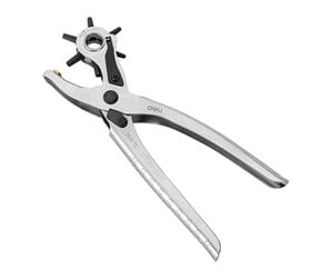 Verktøy - Deli Tools Leather Hole Punch 9"  EDL1919C (silver) - EDL1919C