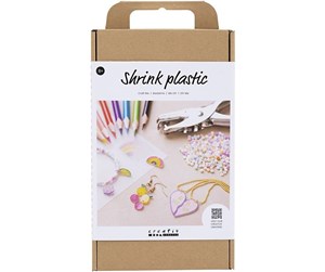 Kreative leker - Creativ Company DIY Mix - Shrink Plastic - Jewellery (977542) - 977542