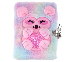 Skole - Tinka Plush Diary with Lock - Fantasy Animal - 8-4292