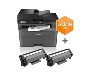 Skriver - Brother MFC-L2827DWXL - multifunction printer - B/W Laserskriver Multifunksjon med faks - Sort/hvit - Laser - MFCL2827DWXLRE1