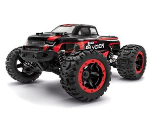 Fjernstyrt - BLACKZON - Slyder MT 1/16 4WD Electric Monster Truck - Red (540098) - 540098