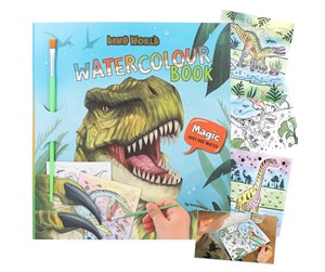 Kreative leker - Dino World Watercolour Book - 412578