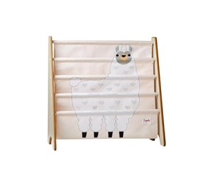 Barnerom - 3 Sprouts - Book Rack - White Llama - IRKLLM