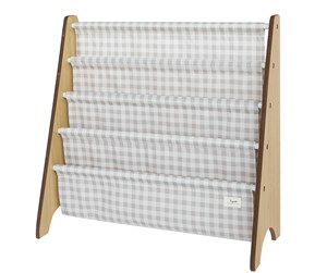 Barnerom - 3 Sprouts - Bookshelf - Gingham Beige - IRKGBG