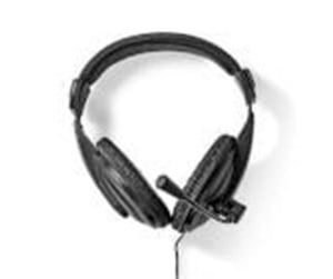 Hodetelefoner - Nedis PC-headset | Over-Ear | Stereo | 1x 3.5 mm / 2x 3.5 mm - CHST210BK