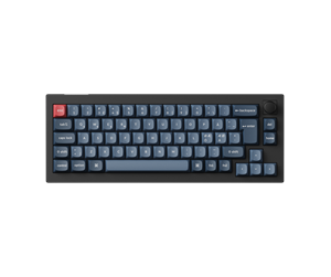 Tastatur - Keychron V2 MAX Wireless QMK/VIA Hot Swap Jupiter Red - Carbon Black - Tastatur - Uten talltastatur - Nordisk - Svart - V2M-D1-BO