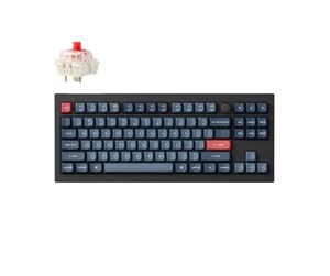 Tastatur - Keychron V3 MAX QMK/VIA Wireless RGB Hot Swap Jupiter Red - Carbon Black - Tastatur - Uten talltastatur - Nordisk - Svart - V3M-D1