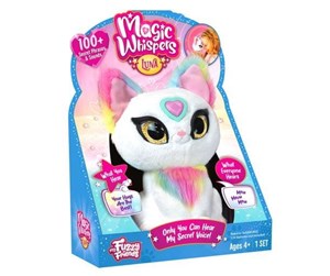 Dukker, Bamser & Utstyr - My Fuzzy Friends Magic Whispers Kitty - White (DA - NO - SE) - 30432