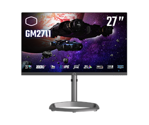 Skjerm - 27" Cooler Master GM2711 - 2560x1440 - 180Hz - IPS - CMI-GM2711-EK