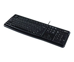 Tastatur - Logitech K120 - keyboard - Slovenian Input Device - Tastatur - Slovensk - Svart - 920-002498