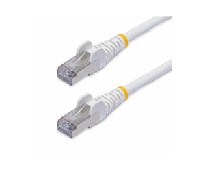 Nettverkskabel - 50cm White CAT8 Ethernet Cable Snagless S/FTP 25G/40G - patch cable - 50 cm - white - NLWH-50C-CAT8-PATCH