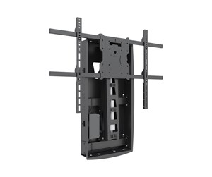 Veggmontering, AV-braketter & AV-møbler - Multibrackets M mounting kit - full-motion motorized pull down - for TV - recessed - black 45 kg 86" 100 x 100 mm - 7350105215926