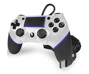 Spill - Tilbehør - TeknoGame Phantom P4 - White - Controller - Sony PlayStation 4 - 849172014299