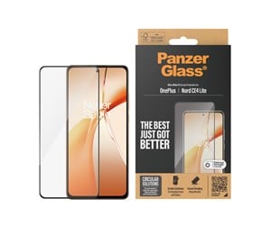 Mobil - Beskyttelsesglass - PanzerGlass Screen Protector w. Black Frame OnePlus Nord CE4 Lite | Ultra-Wide Fit - PANZER7036