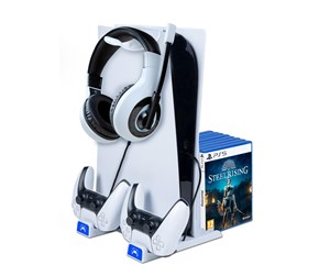 Spill - Tilbehør - BigBen Interactive Stand and Charge - Sony PlayStation 5 - PS5SCHARGESTAND