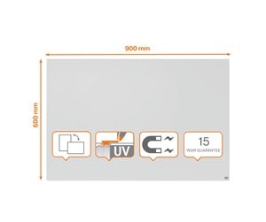 Konferanse & Presentasjon - Nobo Infinity Frameless Magnetic Whiteboard 900x600mm - 1915714