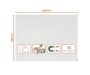 Konferanse & Presentasjon - Nobo Infinity Frameless Magnetic Whiteboard 1200x900mm - 1915715