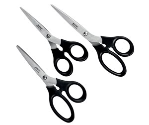 Skrivebordstilbehør - Leitz Stainless Steel Scissors Set 165/185/200 mm - 54260095