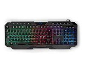 Tastatur - Nedis - keyboard - wired gaming - QWERTY - Netherlands - black - Gamingtastatur - Nederlandsk - Svart - GKBD110BKND