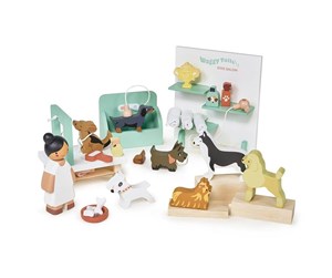 Dukker, Bamser & Utstyr - Tender Leaf Dollhouse Set - Waggy Tails Dog Salo - TL8168