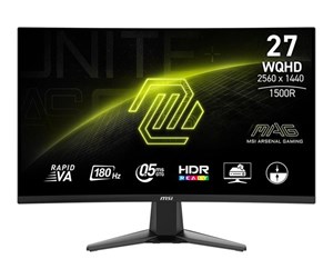 Skjerm - 27" MSI MAG 27CQ6F - 2560x1440 - 180Hz - Rapid VA - MAG 27CQ6F