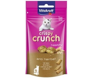 Katt - Vitakraft - Crispy Crunch anti hairball snack for cats with malt container 60g - 28811