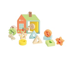 Babyleker - Classic World Wooden Lock Opening Shape Game 11 pcs. - 20143