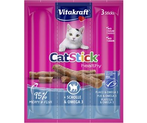 Katt - Vitakraft -  Cat stick - Plaice and Omega-3 18g - 31218