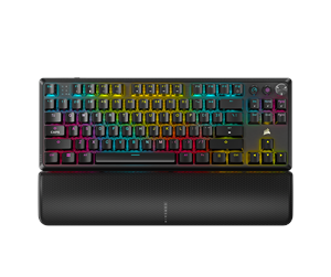 Tastatur - Corsair K70 Core TKL Wireless - Gamingtastatur - Uten numpad - Amerikansk Engelsk - Svart - CH-914901E-NA