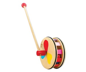 Babyleker - Classic World Wooden Push Figure Rainbow Wheel - 2216