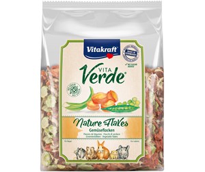 Smådyr - Vitakraft - VitaVerde Nature Flakes Vegetables for rodents 400g - 38499