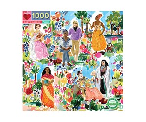 Puslespill - eeBoo Puzzle 1000 pcs - Poet's Garden - EPZTPOT