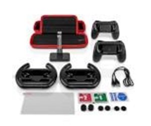 Spill - Tilbehør - Nedis Gaming Starter Kit | Compatible with: Nintendo Switch (OLED) | 13-in-1 - Accessories for game console - Nintendo Switch OLED - GNSWKIT110BK